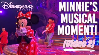 Disneyland Paris Minnie’s Musical Moment Video 2 [upl. by Rinna]