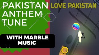 pakistan national anthem with marbel music  pakistani tarana  pakistani tarana marble run music [upl. by Mcmaster]