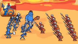 STICK WARS 2 BATTLE OF LEGIONS  Walkthrough Gameplay Part 3  LEVELS 4160 iOS Android [upl. by Ytsirc]