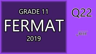 Fermat 2019 22 [upl. by Yenruogis]