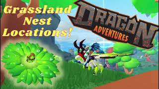 How to find all the nest locations in Grassland  Dragon Adventures 2022 [upl. by Nashoma]