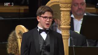 G Faure Requiem  Pie Jesu Ivan Bulić 12  boy soprano treble  Concert hall Vatroslav Lisinski [upl. by Matheny594]