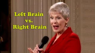 Jeanne Robertson  Left Brain vs Right Brain [upl. by Solracsiul]