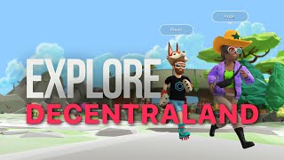 Explore Decentraland A Virtual Social World [upl. by Blas]