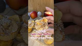 APFELZIMTMUFFINS 🍎herbstrezepte apfelzimt gesundnaschen backenohnezucker apfelrezept amba3 [upl. by Morissa]