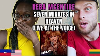 Reba McEntire  Seven Minutes In Heaven Reaction Live at the Voice Lives  FIRST TIME HEARING [upl. by Pauwles]