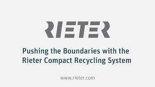 Pushing the Boundaries with the Rieter Compact Recycling System [upl. by Tolmann]