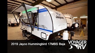 2019 Jayco Hummingbird 17MBS Baja Travel Trailer Video Tour  Voyager RV Centre [upl. by Ferde]