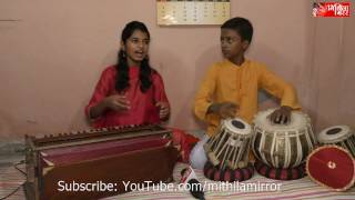 Raag Puriya Dhanashri II Classical song II Maithili Thakur II Mithila Mirror 2016 [upl. by Aelem]