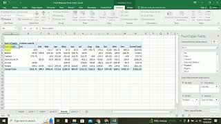 Excel Tutorial  Pivot Table amp Pivot Chart in MS Excel [upl. by Arratal]