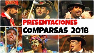 PRESENTACIONES de COMPARSAS del Carnaval de Cádiz 2018 HD [upl. by Imoyaba626]