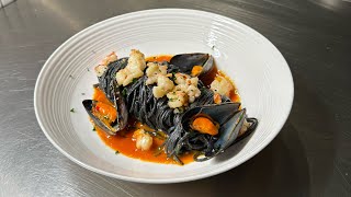 Squid Ink Pasta longer version  Mistakes again [upl. by Weslee819]