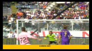 FC Fiorentina vs FC Palermo 12 First Goal for 01  Josip Ilicic [upl. by Lyle]