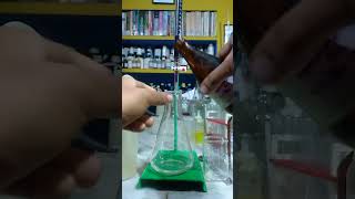 Redox reaction of KMnO4 PracticalTheoryClassroom subscribe viralvideo viral [upl. by Stephine]