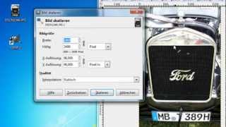 GIMP  Bilder und Fotos komprimieren um die Dateigröße für den EMailversand zu verringern [upl. by Mikol]