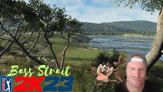 This Course Destroyed Me  Bass Strait  Australia  PGA Tour 2K23 [upl. by Lerat]