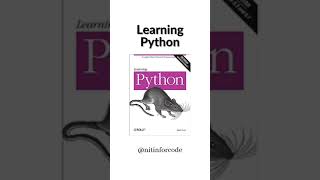 Best Python Books [upl. by Ahsinej]