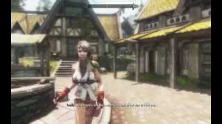 Skyrim  BB physx body mod tweak attemp part 1 [upl. by Kcirret]