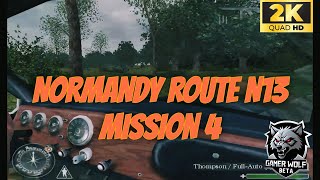 Call of duty  Normandy Route N13  Mission 4  Carride  2K Full HD Nostalgic Gameplay [upl. by Griswold998]