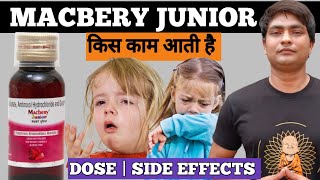 macbery junior syrup  macbery junior syrup in hindi  macbery junior cough syrup [upl. by Martainn]