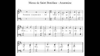 Anamnèse Messe de Saint Boniface [upl. by Ahmed]