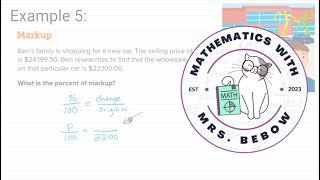 Tips amp Markups Percent Problems Part 2 [upl. by Noyahs617]