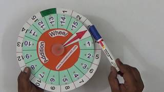 Addition Wheel  Maths Project [upl. by Ellenaej399]