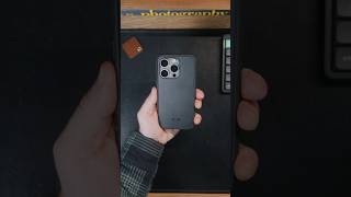 The dbrand Grip case with leather skin 😮‍💨 dbrand iphonecase iphoneskin [upl. by Wendelina658]