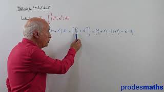 Terminale  Intégrales  Synthèse  4 méthodes de calcul  La méthode directe [upl. by Tnomyar]