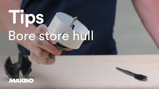 Lurt tips når du skal bore store hull [upl. by Meda]