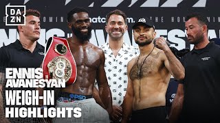 WEIGHIN HIGHLIGHTS  JARON ENNIS VS DAVID AVANESYAN [upl. by Arinaj351]