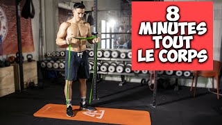 Les 8 meilleurs exercices avec un élastiques  musculation maison [upl. by Corella]