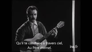 Chanson pour lAuvergnat  Georges Brassens  soustitres [upl. by Aydidey]