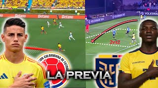 🟡🔵🔴 La PREVIA COLOMBIA vs ECUADOR [upl. by Anaet]