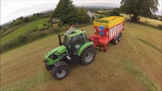 DeutzFahr 6165 RC Shift amp Pottinger Europrofi 5010L  Antrim Farm Services [upl. by Emmeline]