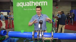 Aquatherm North America  Butt Fusion Demo  AHR 2023 [upl. by Naeloj551]