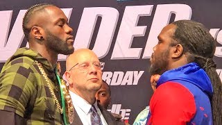 Deontay Wilder vs Bermane Stiverne Official FACE OFF [upl. by Abbie]