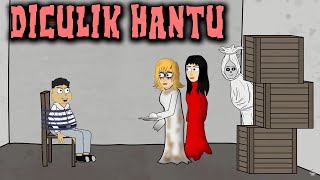 Diculik Hantu Rumah Kosong  Animasi Horor Kartun Lucu  Warganet Life [upl. by Plunkett142]