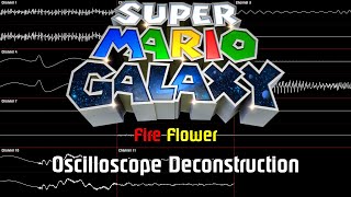 Super Mario Galaxy  Fire Flower Oscilloscope Deconstruction [upl. by Htur]