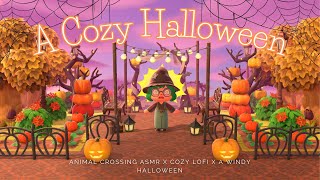 🎃 Animal Crossing Hello Halloween 🎃  Cozy Fall Lofi  Sleep and Study Music 🎶  Halloween Vibes🍂 [upl. by Urban]