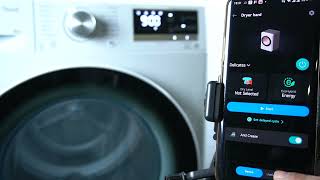 Dryer LG RC80V5AV5N ThinQ App  Check Energy Monitor in App  View Energy Usage in App [upl. by Bonita]