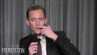 Tom Hiddleston making differents accents SAGAFTRA 2016 [upl. by Trevor445]