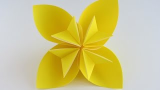 Easy Origami Kusudama Flower [upl. by Mccowyn]