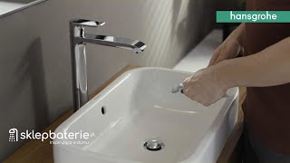 Hansgrohe Bateria wysoka do umywalek nablatowych Chrom Metris 31082000  SklepBateriepl [upl. by Shellans19]