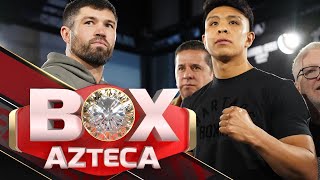 Ceremonia de pesaje Jaime Munguía vs John Ryder  Box Azteca [upl. by Neirod]