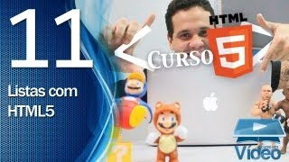 Curso de HTML5  11  Listas em HTML5 com OL e UL  by Gustavo Guanabara [upl. by Zelda]