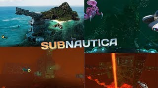 All Alien Base Locations Guide To Subnautica [upl. by Anelad]