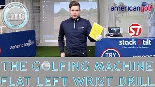 TGM Flat left wrist drill  Golf Tips  Lesson 85 [upl. by Ettelegna852]