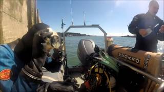 Scuba diving out of the Isle Of Whithorn Scotland [upl. by Ahsitnauq919]