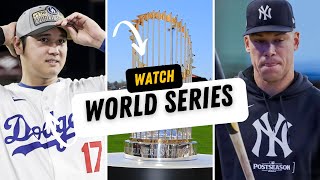 Watch the World Series WITHOUT Cable TV 2024 [upl. by Niwle]